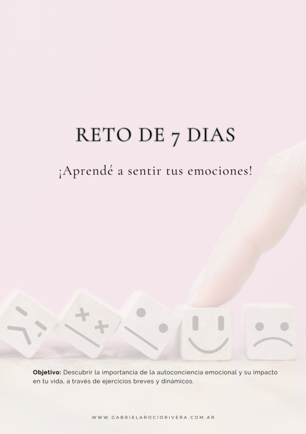 Reto de 7 dias: Aprendé a sentir tus emociones