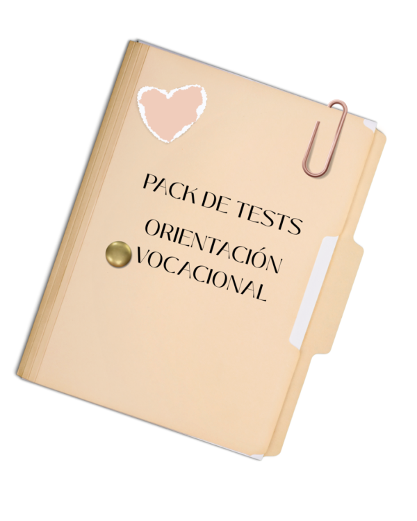 Pack de Tests de Orientación Vocacional - Manuales/Protocolos/Plantillas