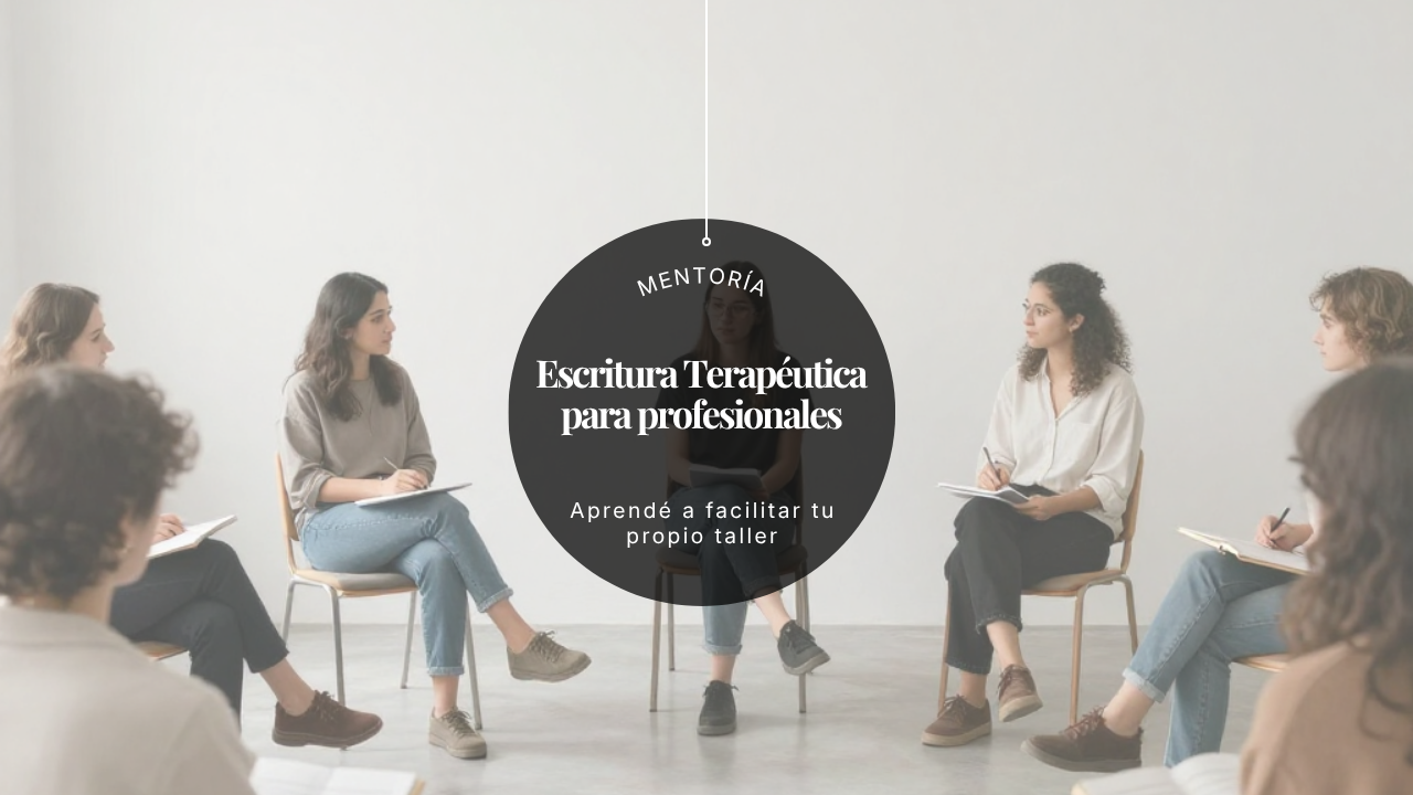 Mentoría: Escritura terapéutica para profesionales